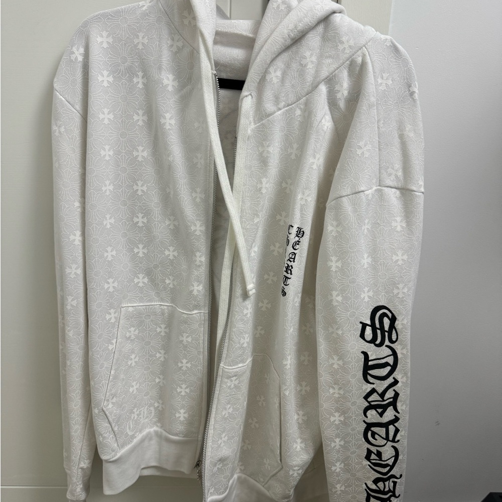Chrome hearts zip up hoodie jacket !